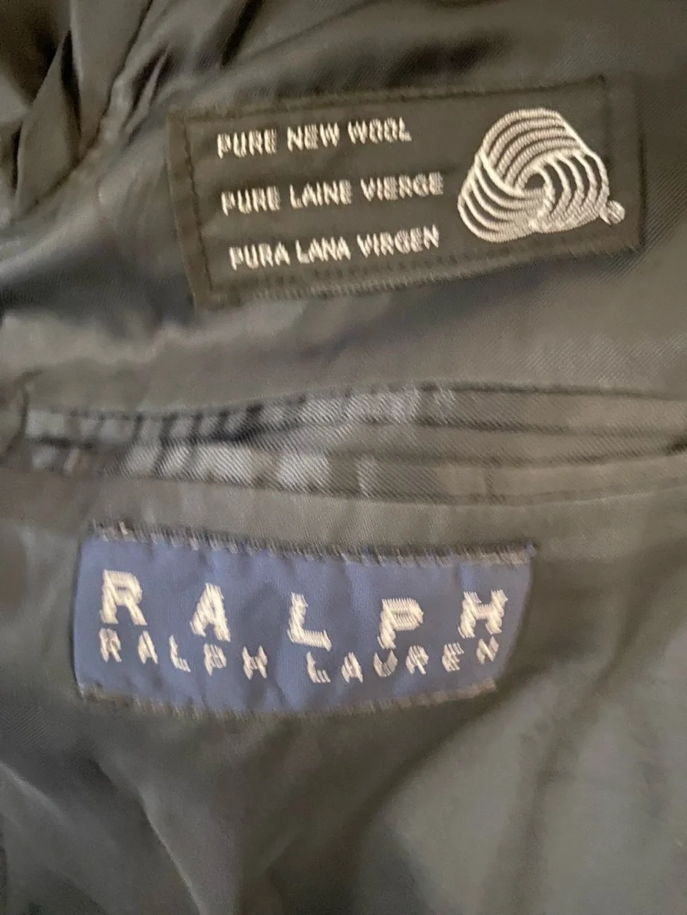 Ralph Ralph Lauren Pure New Wool Classic Navy Single Breasted Office Blazer 40R - Picture 5 of 16